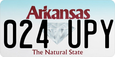 AR license plate 024UPY