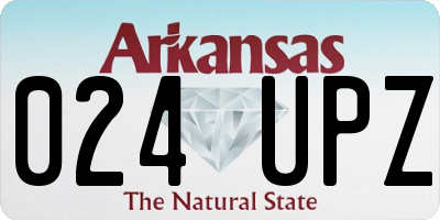 AR license plate 024UPZ
