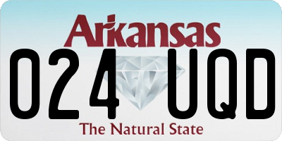 AR license plate 024UQD