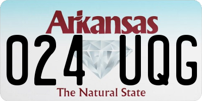 AR license plate 024UQG