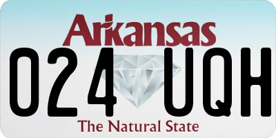 AR license plate 024UQH