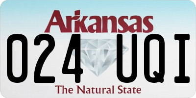 AR license plate 024UQI