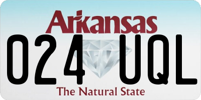 AR license plate 024UQL
