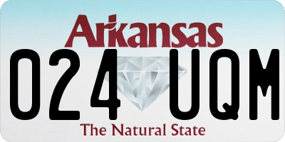 AR license plate 024UQM