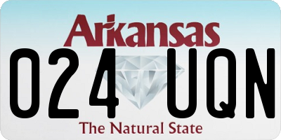 AR license plate 024UQN