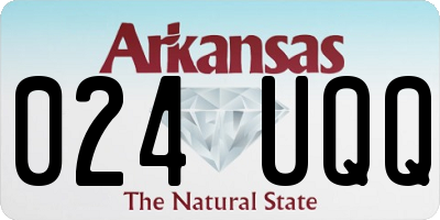 AR license plate 024UQQ