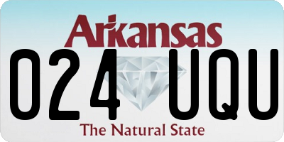 AR license plate 024UQU