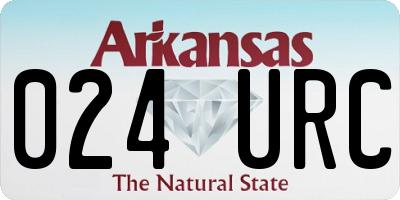 AR license plate 024URC