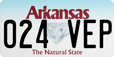 AR license plate 024VEP