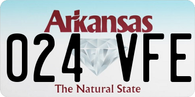 AR license plate 024VFE