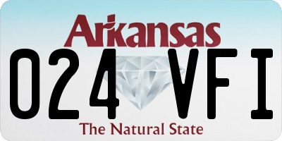 AR license plate 024VFI