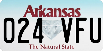 AR license plate 024VFU