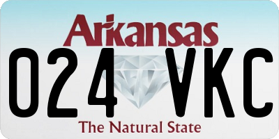 AR license plate 024VKC
