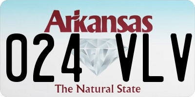 AR license plate 024VLV