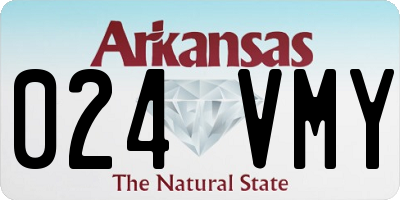 AR license plate 024VMY