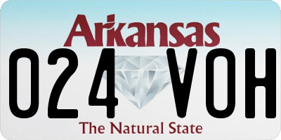 AR license plate 024VOH