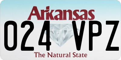 AR license plate 024VPZ