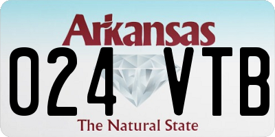 AR license plate 024VTB