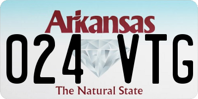 AR license plate 024VTG
