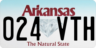 AR license plate 024VTH