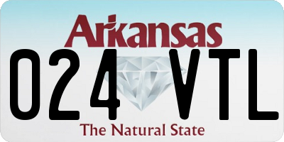AR license plate 024VTL