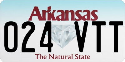 AR license plate 024VTT