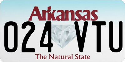 AR license plate 024VTU