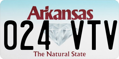 AR license plate 024VTV