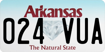 AR license plate 024VUA