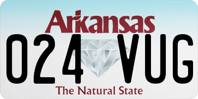 AR license plate 024VUG