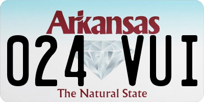 AR license plate 024VUI