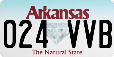 AR license plate 024VVB