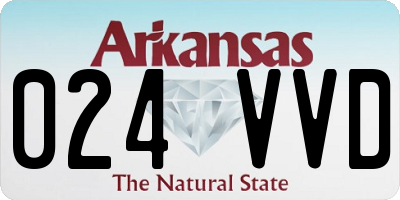 AR license plate 024VVD