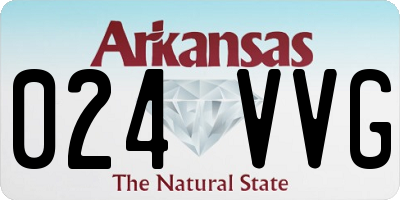 AR license plate 024VVG