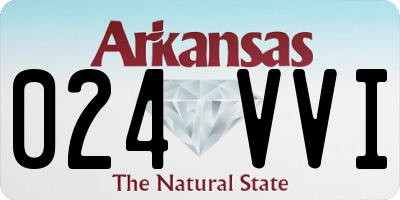 AR license plate 024VVI