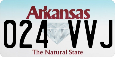 AR license plate 024VVJ