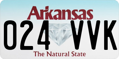 AR license plate 024VVK