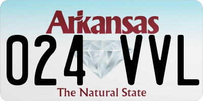 AR license plate 024VVL