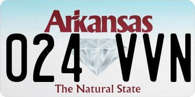AR license plate 024VVN