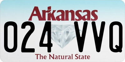 AR license plate 024VVQ