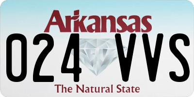 AR license plate 024VVS