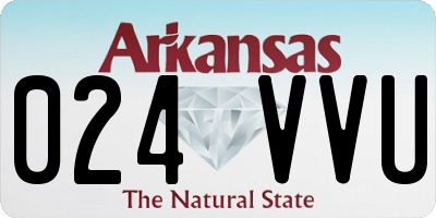 AR license plate 024VVU