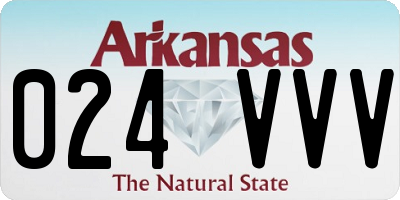 AR license plate 024VVV