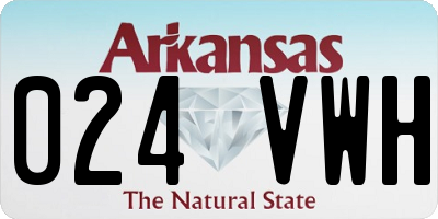 AR license plate 024VWH