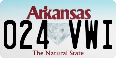 AR license plate 024VWI