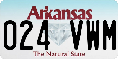 AR license plate 024VWM