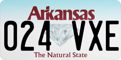 AR license plate 024VXE