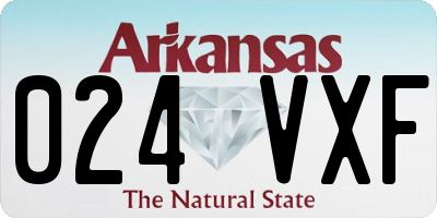 AR license plate 024VXF