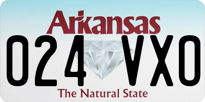 AR license plate 024VXO
