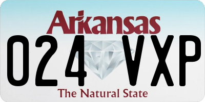 AR license plate 024VXP